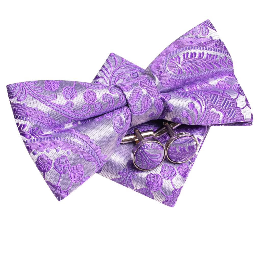 Purple Lilac Lavender Pansy Vi - Bow Tie Pre Tied incelemesi ve fiyatı