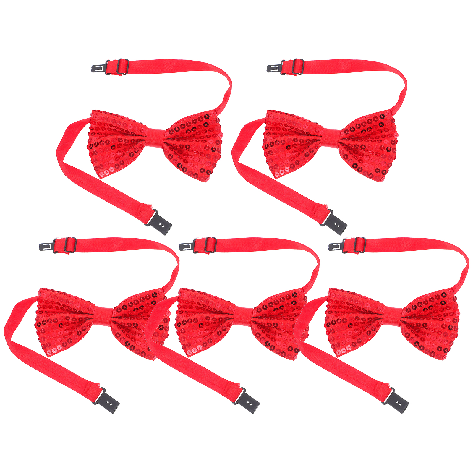 5Pcs Children Sparkly Sequin B - Bow Tie Pre Tied incelemesi ve fiyatı