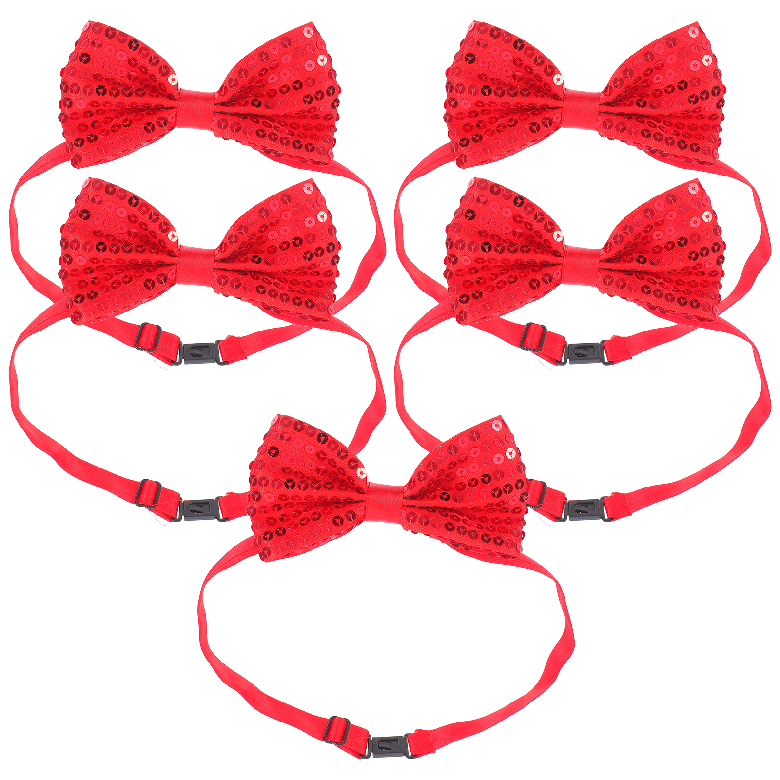 5Pcs Children Sparkly Sequin B - Bow Tie Pre Tied incelemesi ve fiyatı