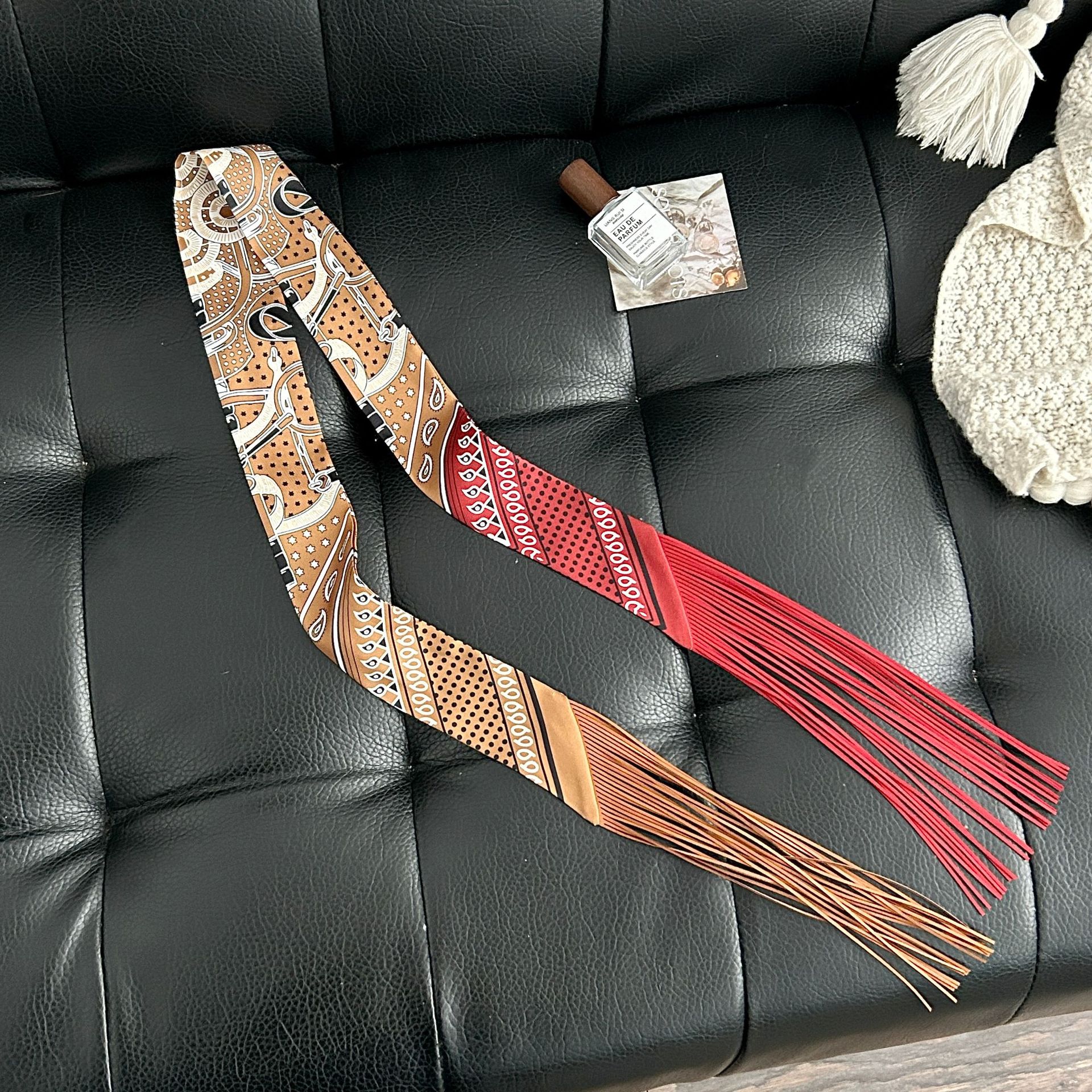 Luxury Tassel Skinny Scarf for - Face Scarf Mask incelemesi ve fiyatı