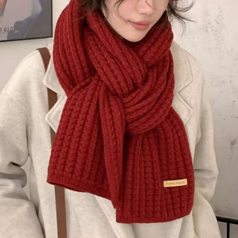 Thick Cable Knit Warm Cashmere - Muffler Men Wool incelemesi ve fiyatı