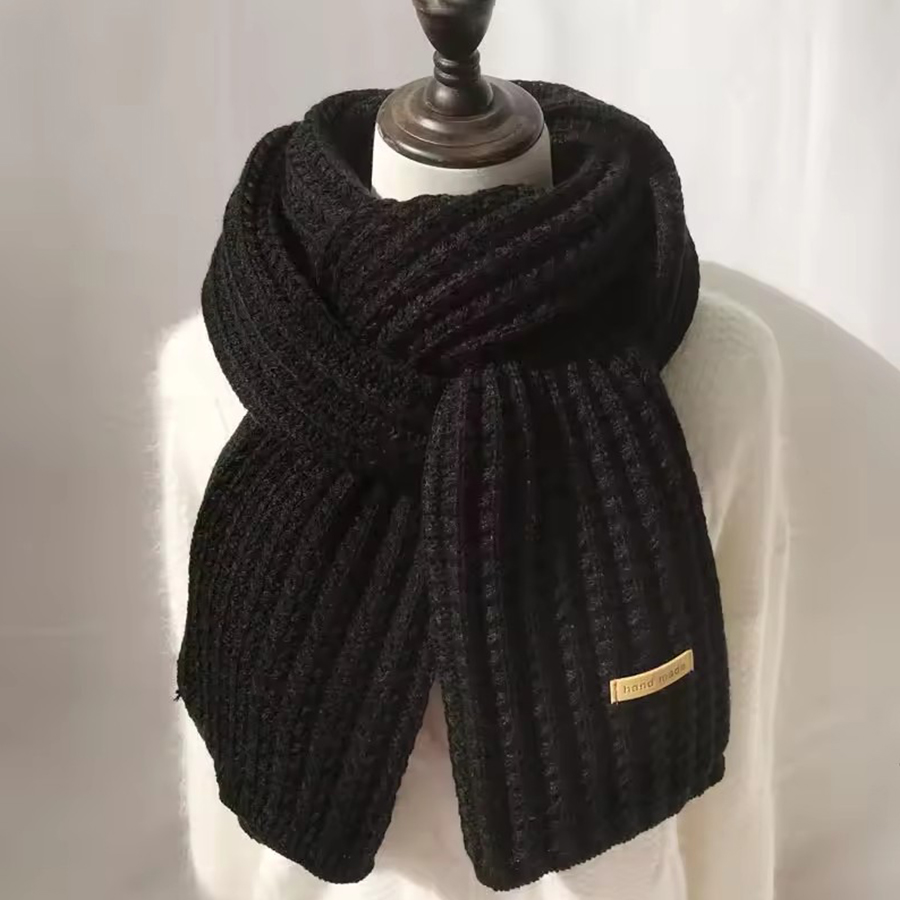 Thick Cable Knit Warm Cashmere - Muffler Men Wool incelemesi ve fiyatı
