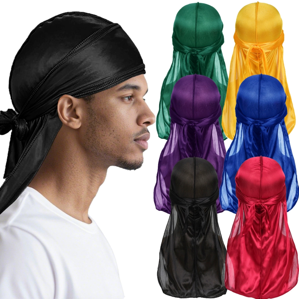 Men's Silk Durag Bonnet Bandan - Bandana Doo Rag incelemesi ve fiyatı