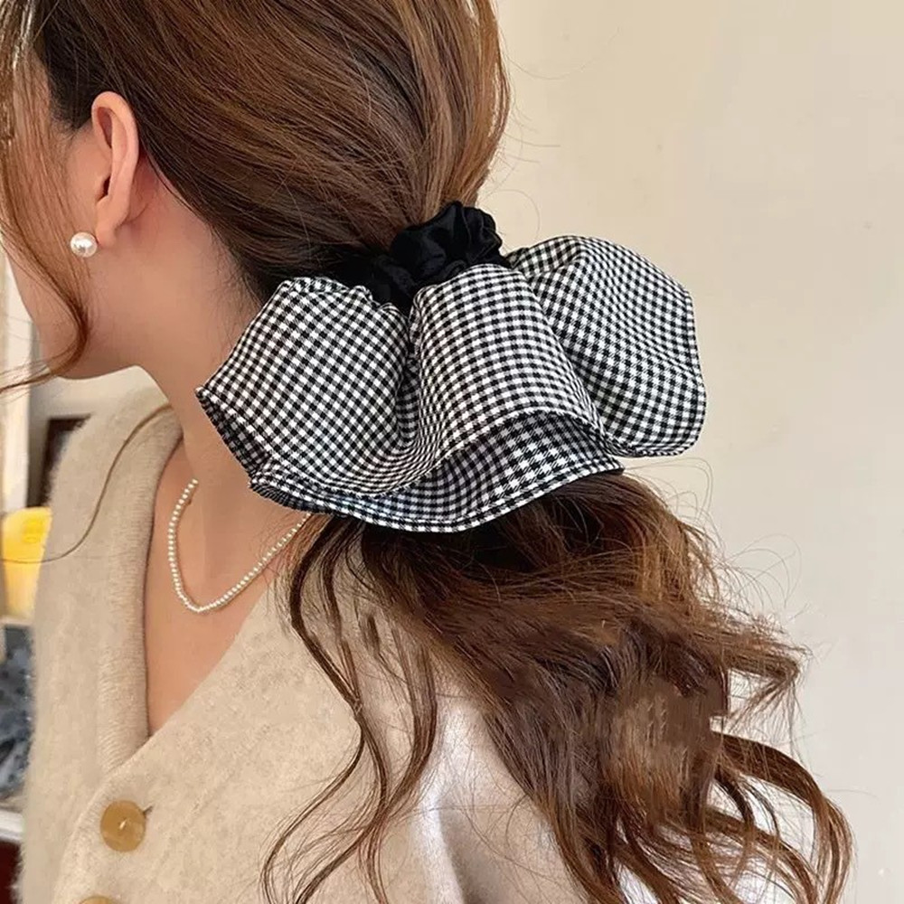 Extra Large Plaid Hair Ties El - Silk Tie Striped incelemesi ve fiyatı