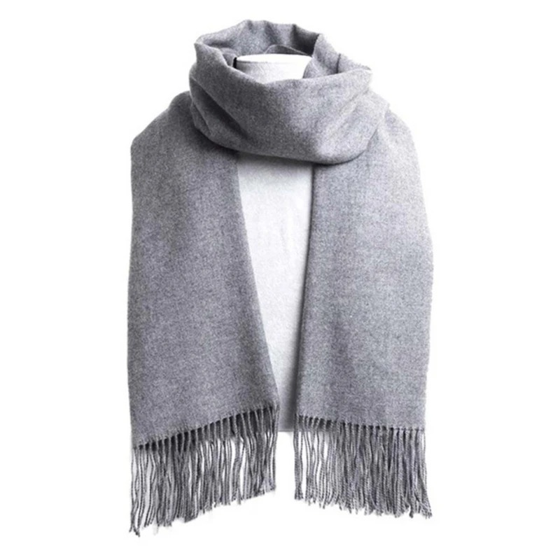 2025 Wool Scarves Winter Soft  - Muffler Men Wool incelemesi ve fiyatı