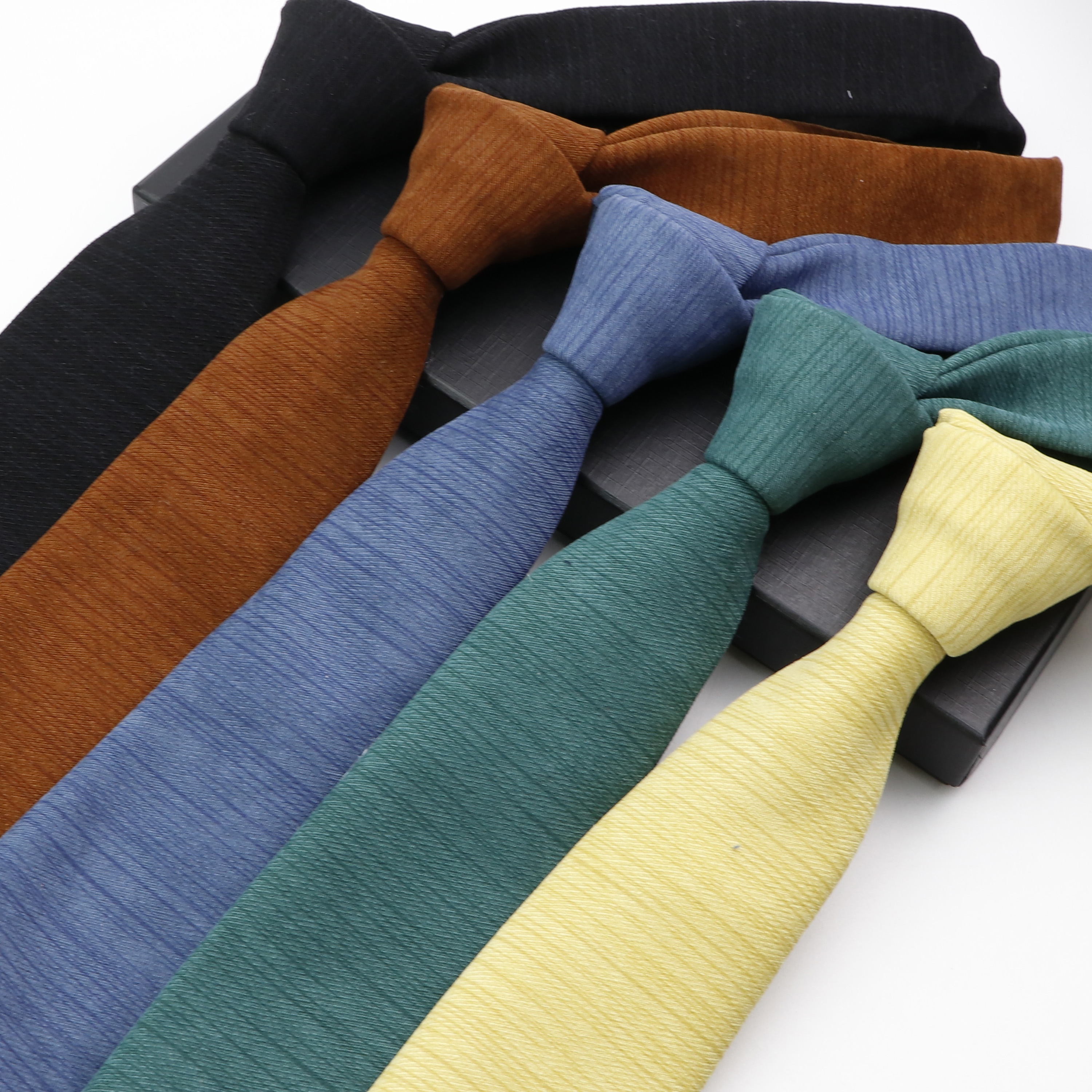 Men's Soft Downy Suede Tie Sol - Skinny Tie Men incelemesi ve fiyatı