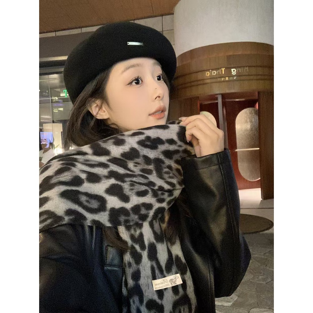 190*70CM Design Leopard Scarf  - Woven Scarf Blanket incelemesi ve fiyatı