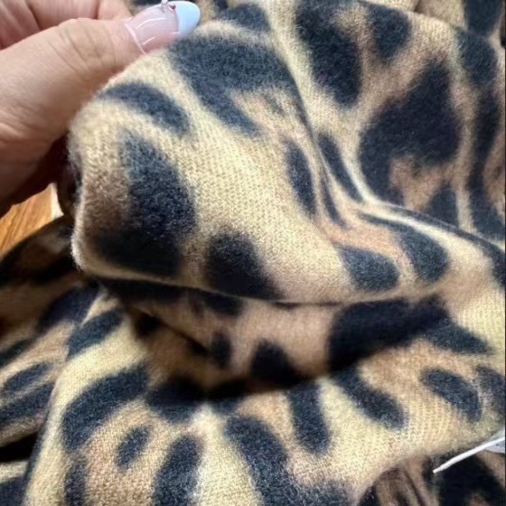190*70CM Design Leopard Scarf  - Woven Scarf Blanket incelemesi ve fiyatı