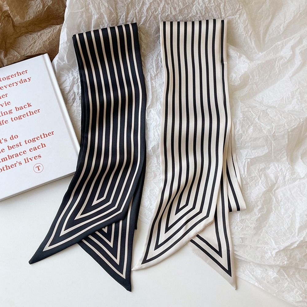 Tie Ribbon Headband Neckerchie - Silk Tie Striped incelemesi ve fiyatı