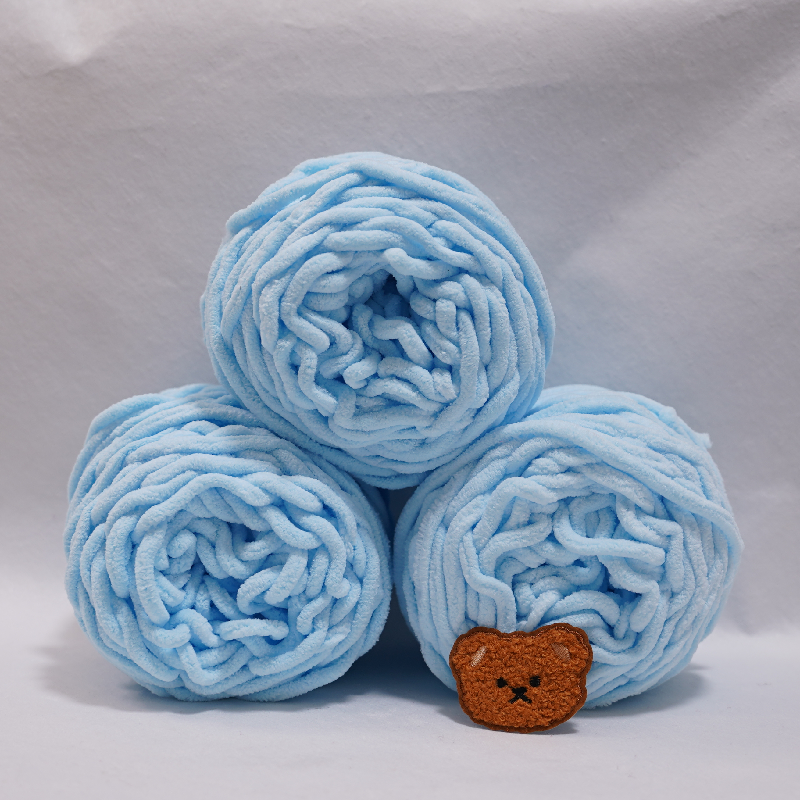 3PCS 300g Chenille Knitting Ya - Woven Scarf Blanket incelemesi ve fiyatı