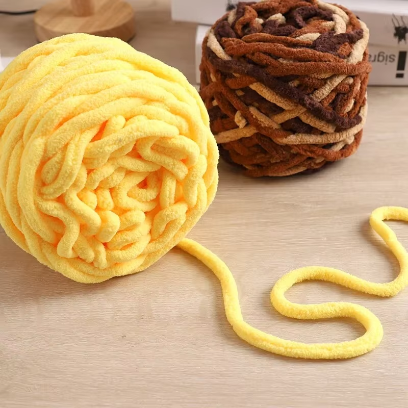 3PCS 300g Chenille Knitting Ya - Woven Scarf Blanket incelemesi ve fiyatı