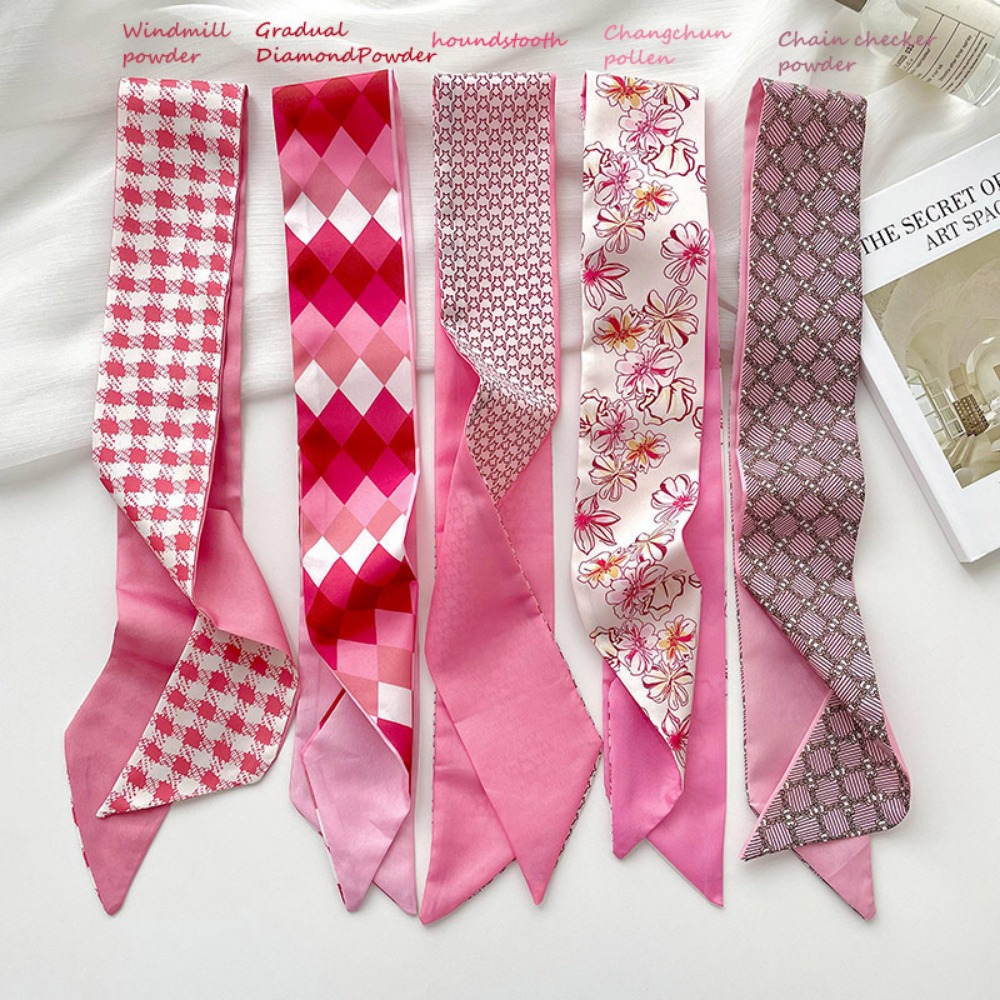 2-6pcs/set Silk Satin Scarf Wo - Ascot Neck Scarf incelemesi ve fiyatı