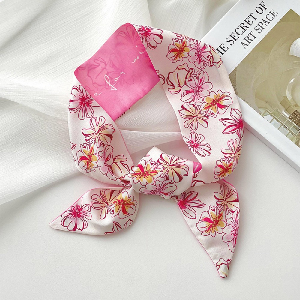 2-6pcs/set Silk Satin Scarf Wo - Ascot Neck Scarf incelemesi ve fiyatı