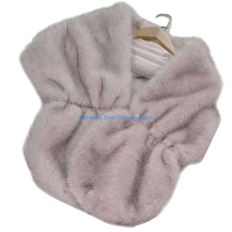 573B Luxurious Artificial Furs - Stole Wedding Shawl incelemesi ve fiyatı