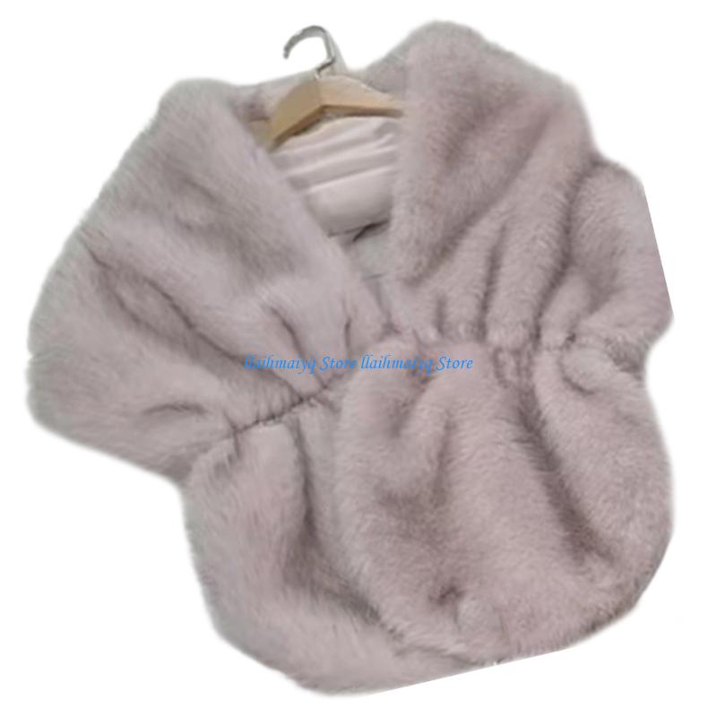 573B Luxurious Artificial Furs - Stole Wedding Shawl incelemesi ve fiyatı
