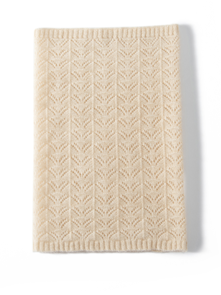 Womens 100% Cashmere Fan Point - Infinity Scarf Knit incelemesi ve fiyatı