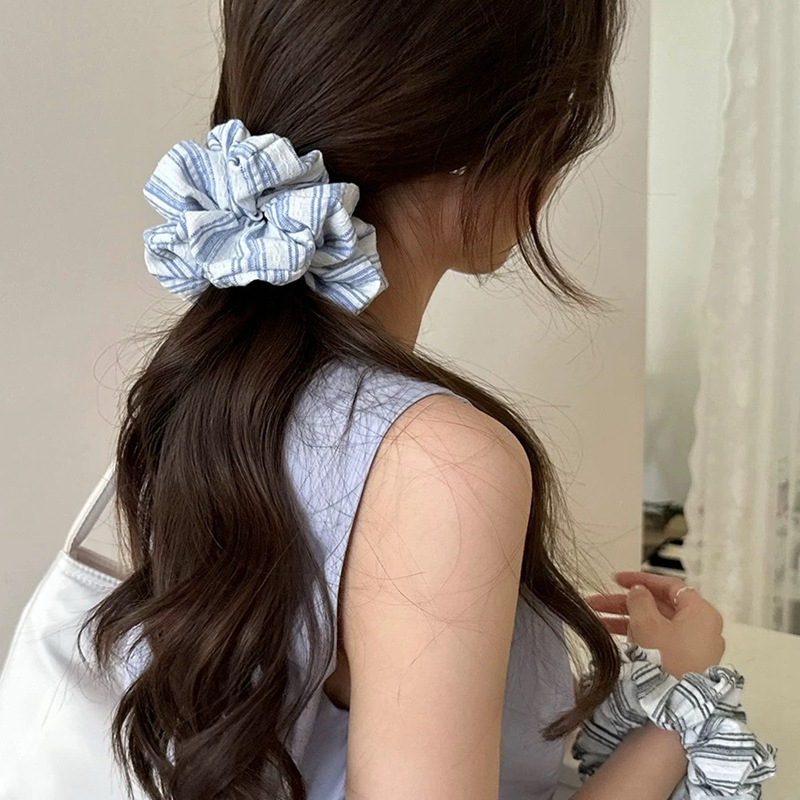 2024 Korea Fashion Stripe Hair - Silk Tie Striped incelemesi ve fiyatı