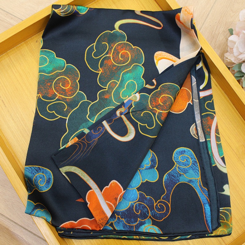 New Luxury 110x110cm Real Silk - Pashmina Wrap Large incelemesi ve fiyatı