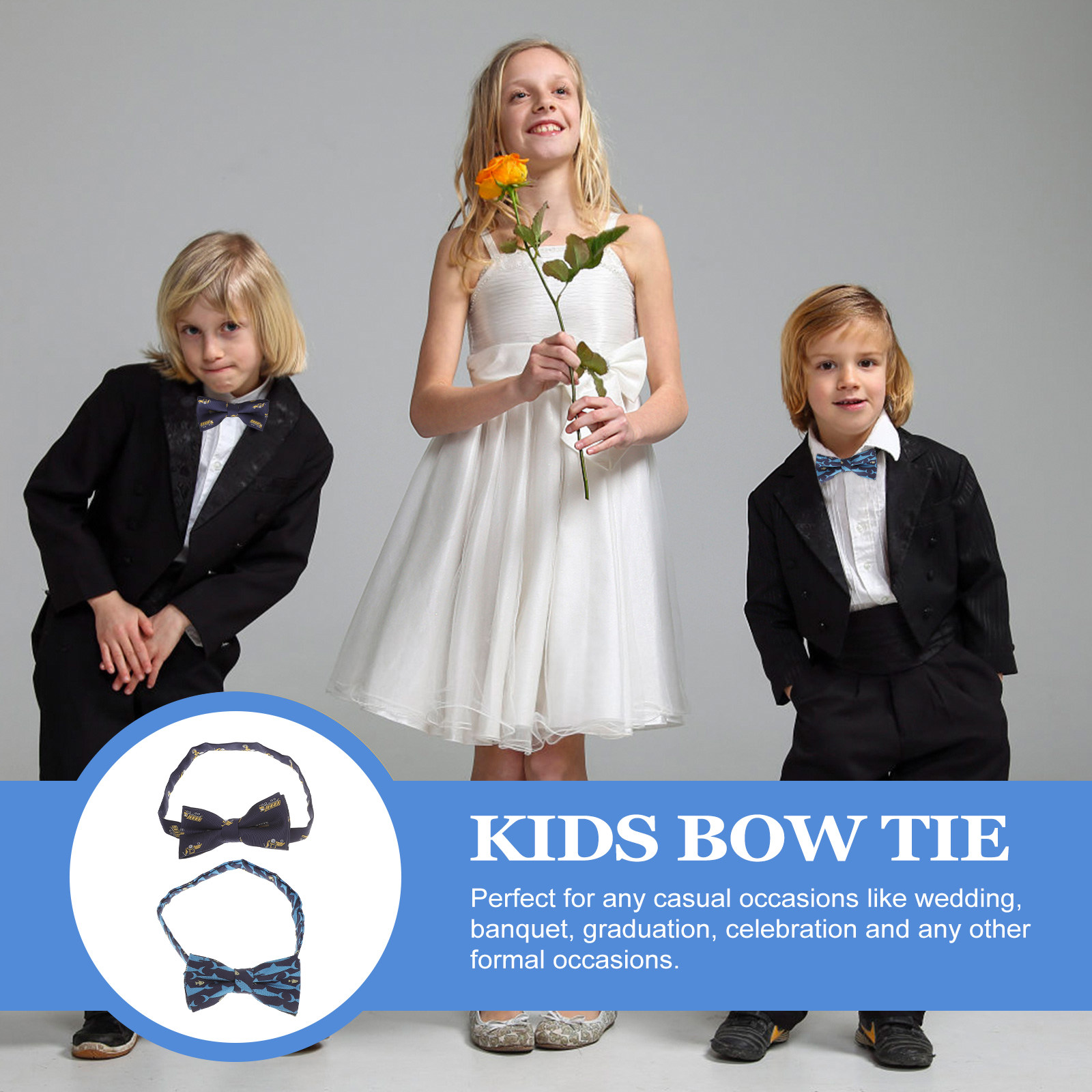 2Pcs Kids Bow Tie Cartoon Pre- - Bow Tie Pre Tied incelemesi ve fiyatı