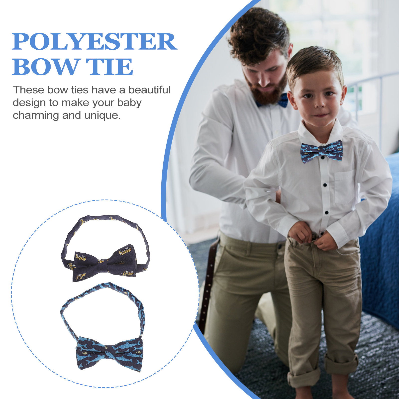 2Pcs Kids Bow Tie Cartoon Pre- - Bow Tie Pre Tied incelemesi ve fiyatı