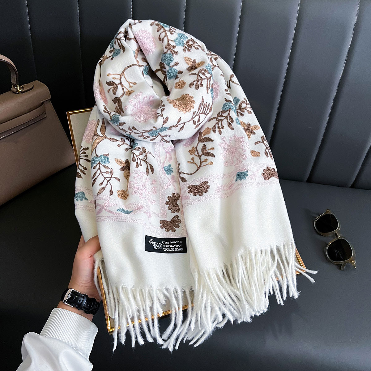 New Winter Warm Cashmere Scarf - Woven Scarf Blanket incelemesi ve fiyatı