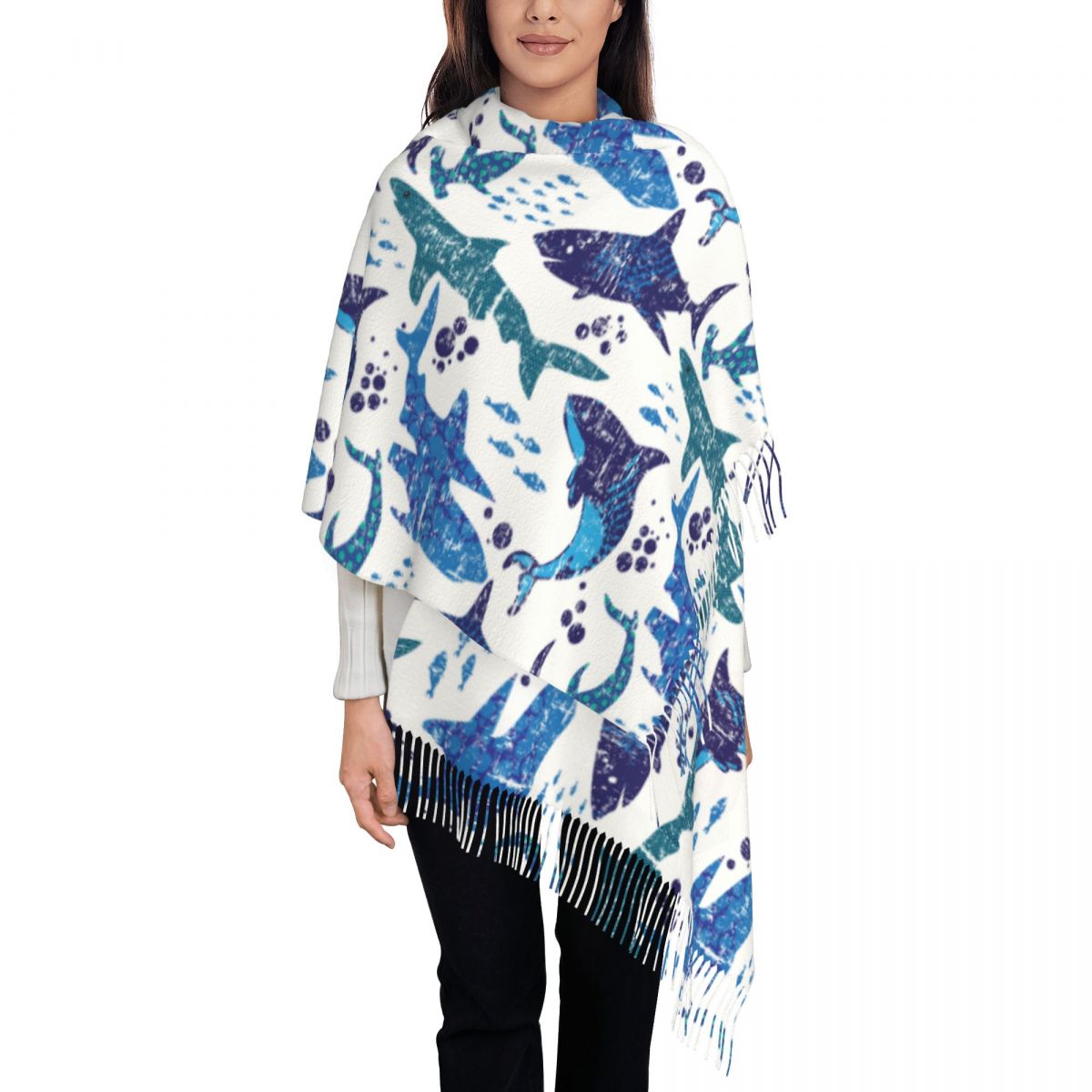 Shark Underwater World Ocean S - Pashmina Wrap Large incelemesi ve fiyatı