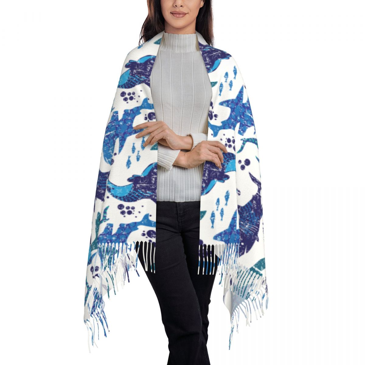 Shark Underwater World Ocean S - Pashmina Wrap Large incelemesi ve fiyatı