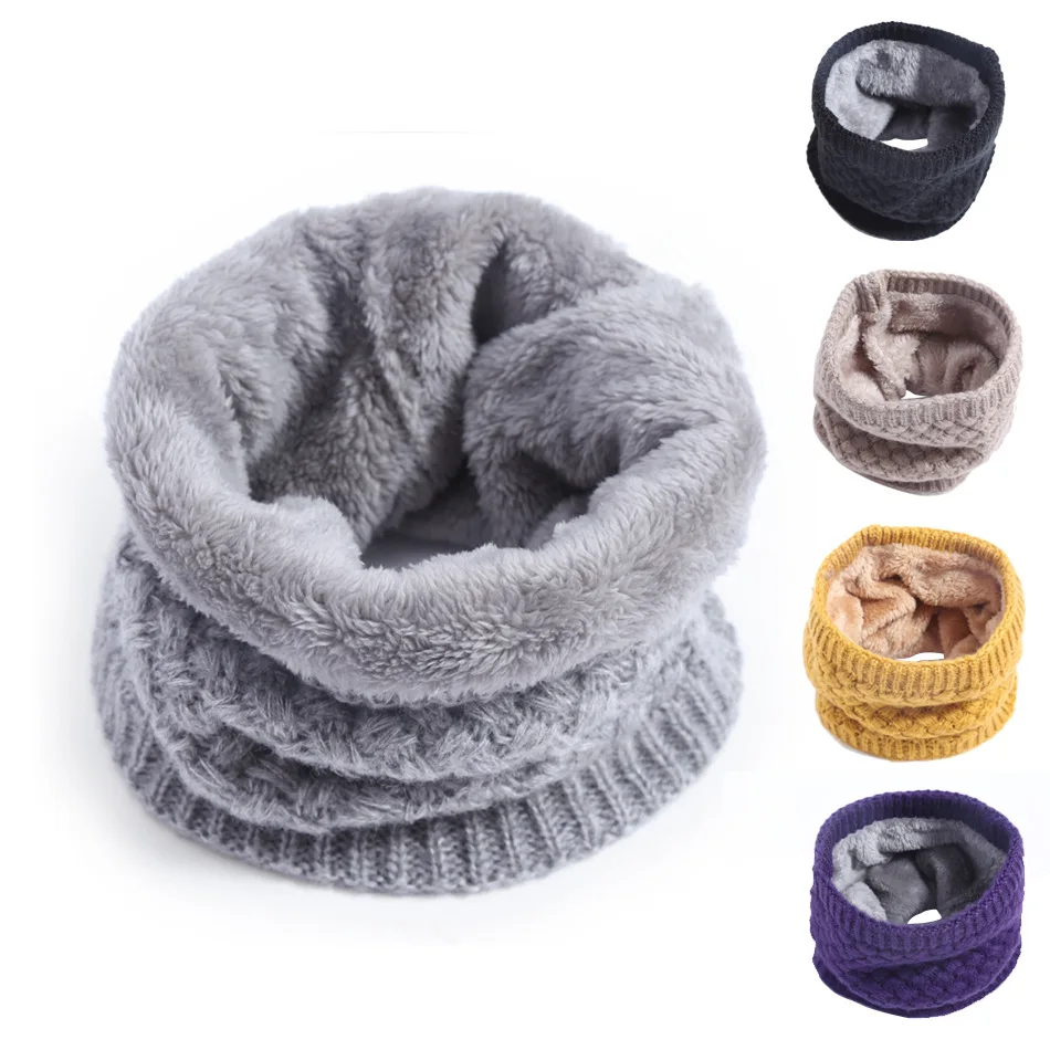 Kids Girls/Boys Winter Knitted - Infinity Scarf Knit incelemesi ve fiyatı