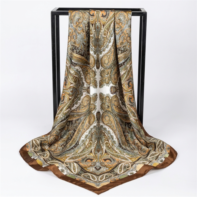 Women Spring Summer Square Sca - Silk Neck Scarf incelemesi ve fiyatı