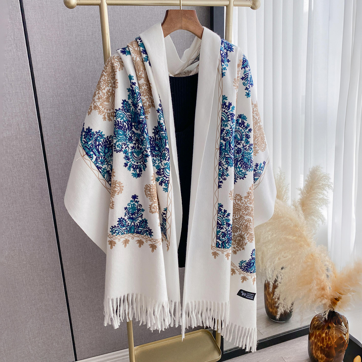 Women Fashion Winter Warm Cash - Woven Scarf Blanket incelemesi ve fiyatı