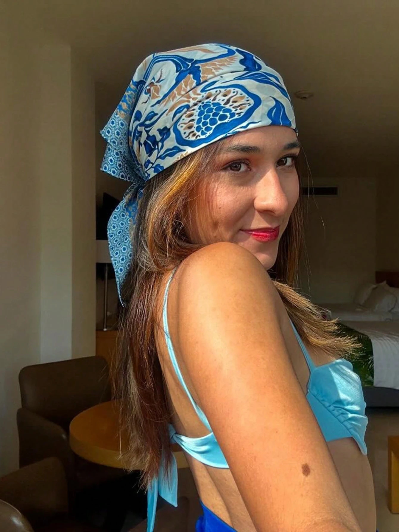 Luxury Brand Bohemia Print Squ - Face Scarf Mask incelemesi ve fiyatı