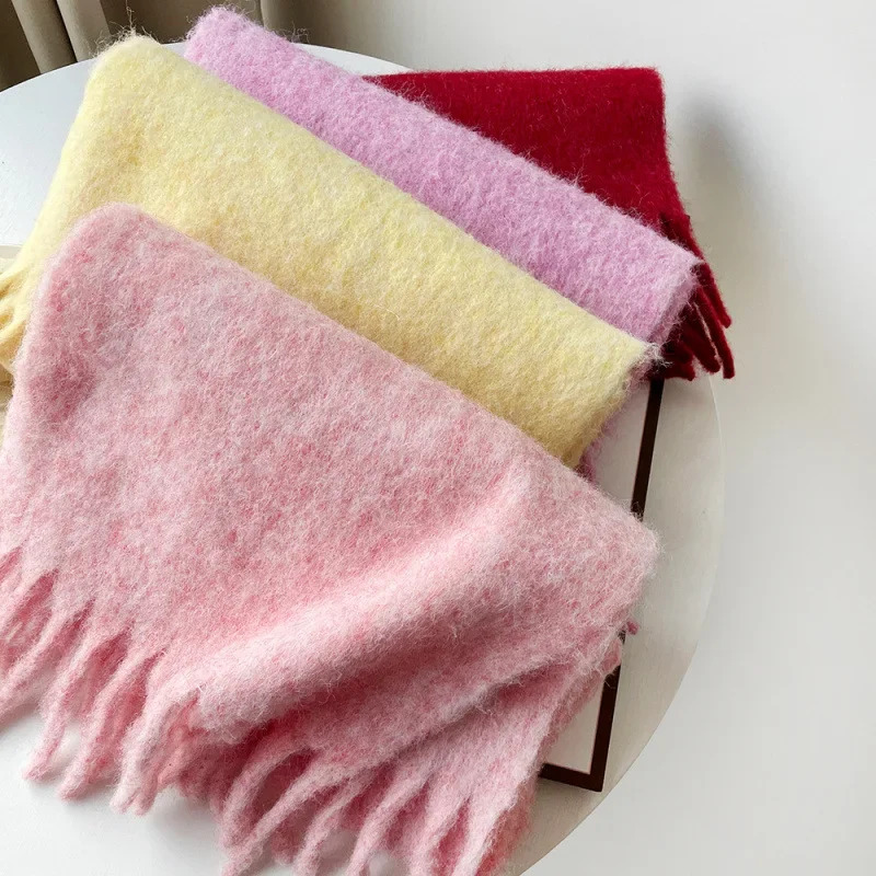 Scarf Lady Autumn Winter Solid - Muffler Men Wool incelemesi ve fiyatı