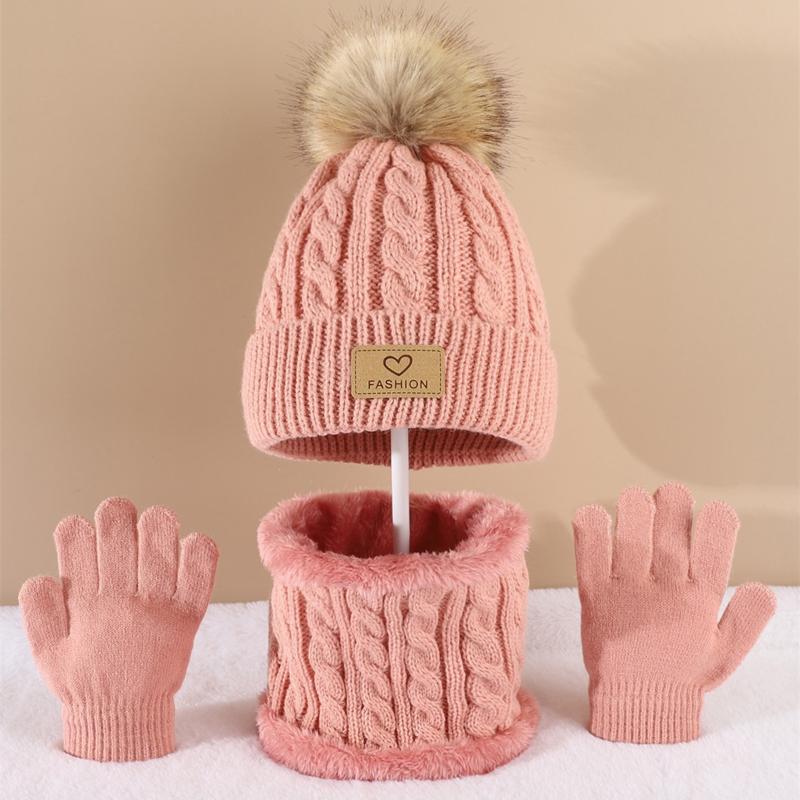 Toddler Kids Pom Pom Decor Bea - Infinity Scarf Knit incelemesi ve fiyatı