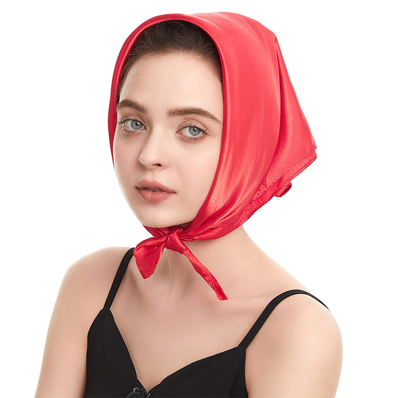 2024 New Fashion Women Satin S - Scarf Silk Square incelemesi ve fiyatı