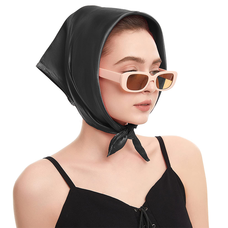2024 New Fashion Women Satin S - Scarf Silk Square incelemesi ve fiyatı