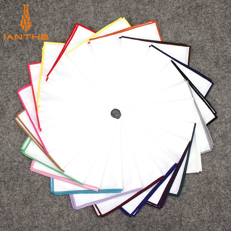 2018 Fashion Mens Cotton White - Pocket Square Set incelemesi ve fiyatı