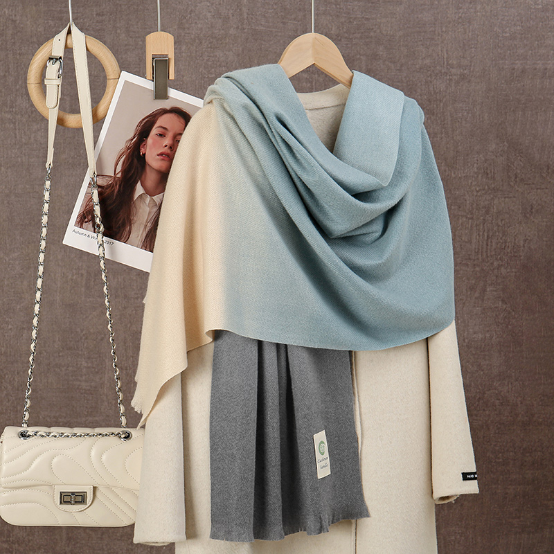 New 2024 Gradient Cashmere Sca - Woven Scarf Blanket incelemesi ve fiyatı