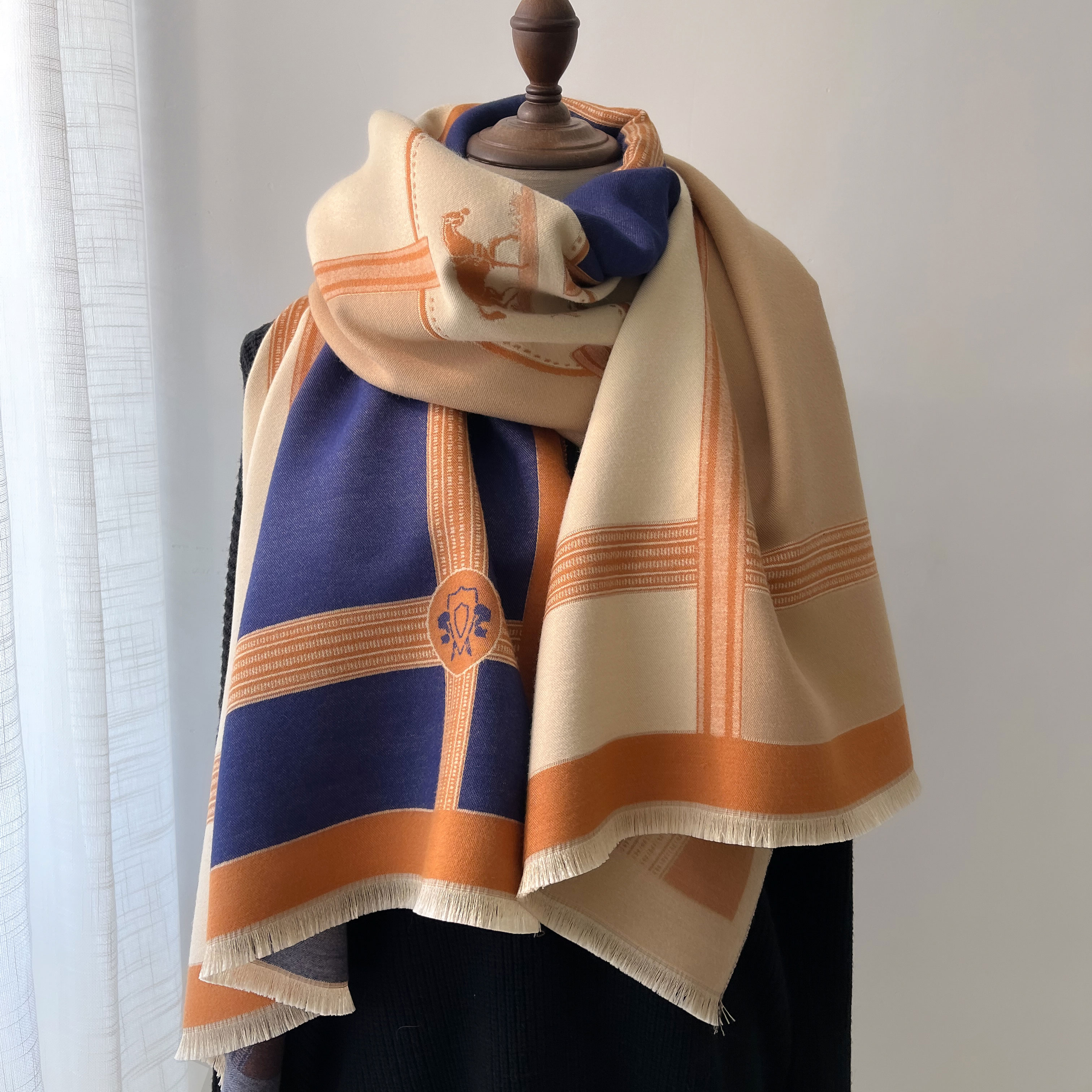 Winter Cashmere Scarf Women Lu - Woven Scarf Blanket incelemesi ve fiyatı