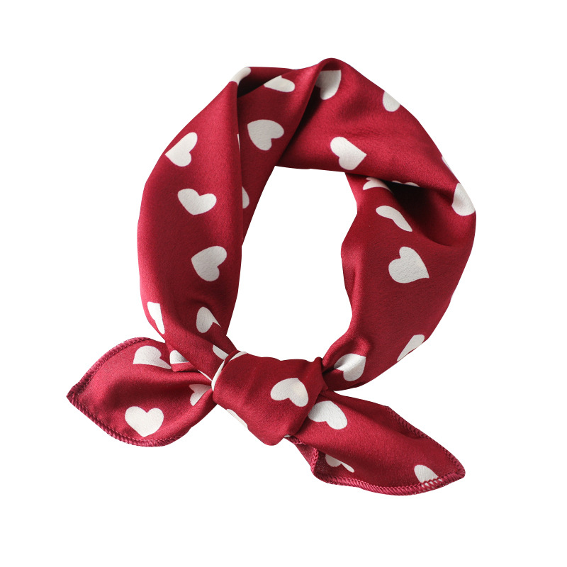 Women scarf  50*50cm Square Sk - Silk Tie Striped incelemesi ve fiyatı
