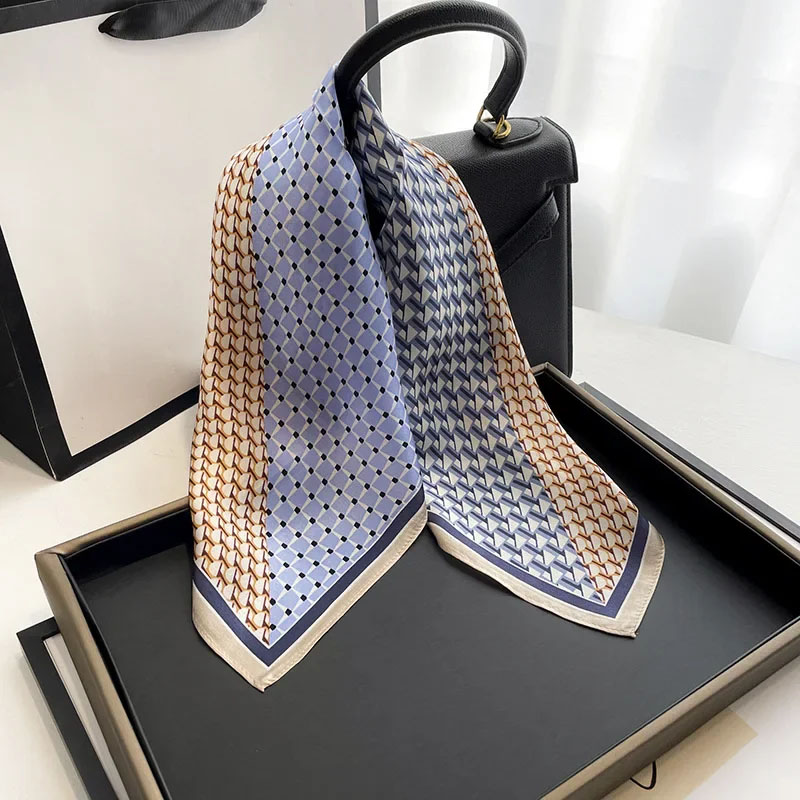 New scarf women spring printed - Scarf Silk Square incelemesi ve fiyatı