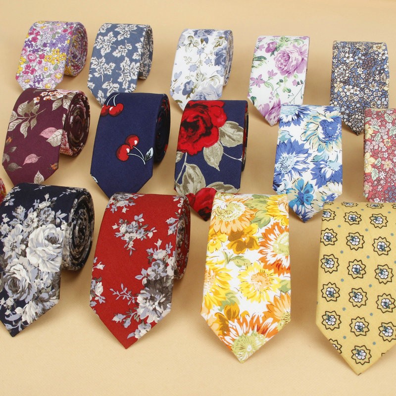 Brand New Floral Tie for Men's - Skinny Tie Men incelemesi ve fiyatı