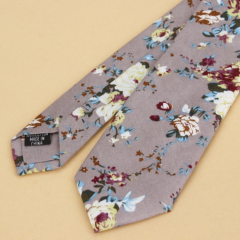 Brand New Floral Tie for Men's - Skinny Tie Men incelemesi ve fiyatı