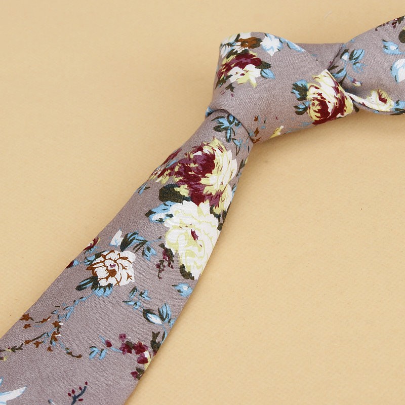 Brand New Floral Tie for Men's - Skinny Tie Men incelemesi ve fiyatı