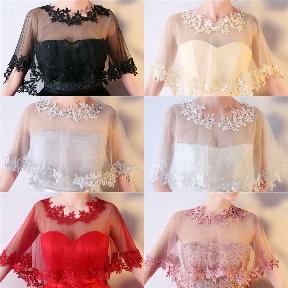 Women Party Bridal Casual Lace - Stole Wedding Shawl incelemesi ve fiyatı