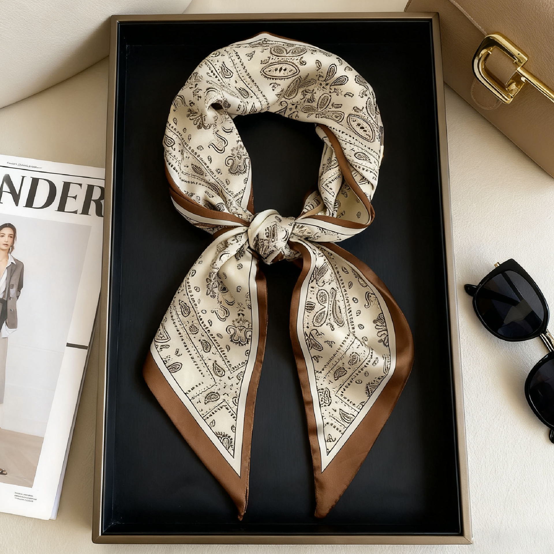 Luxury Long Neckerchief Skinny - Ascot Neck Scarf incelemesi ve fiyatı