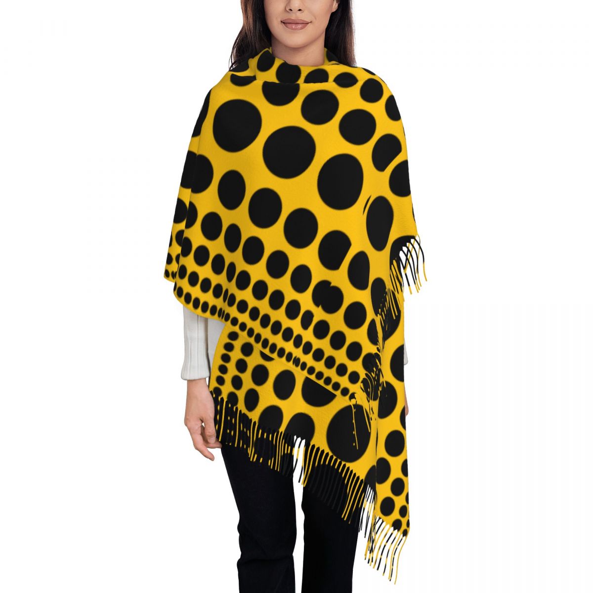 Infinity Polka Dots Scarf for  - Infinity Scarf Knit incelemesi ve fiyatı