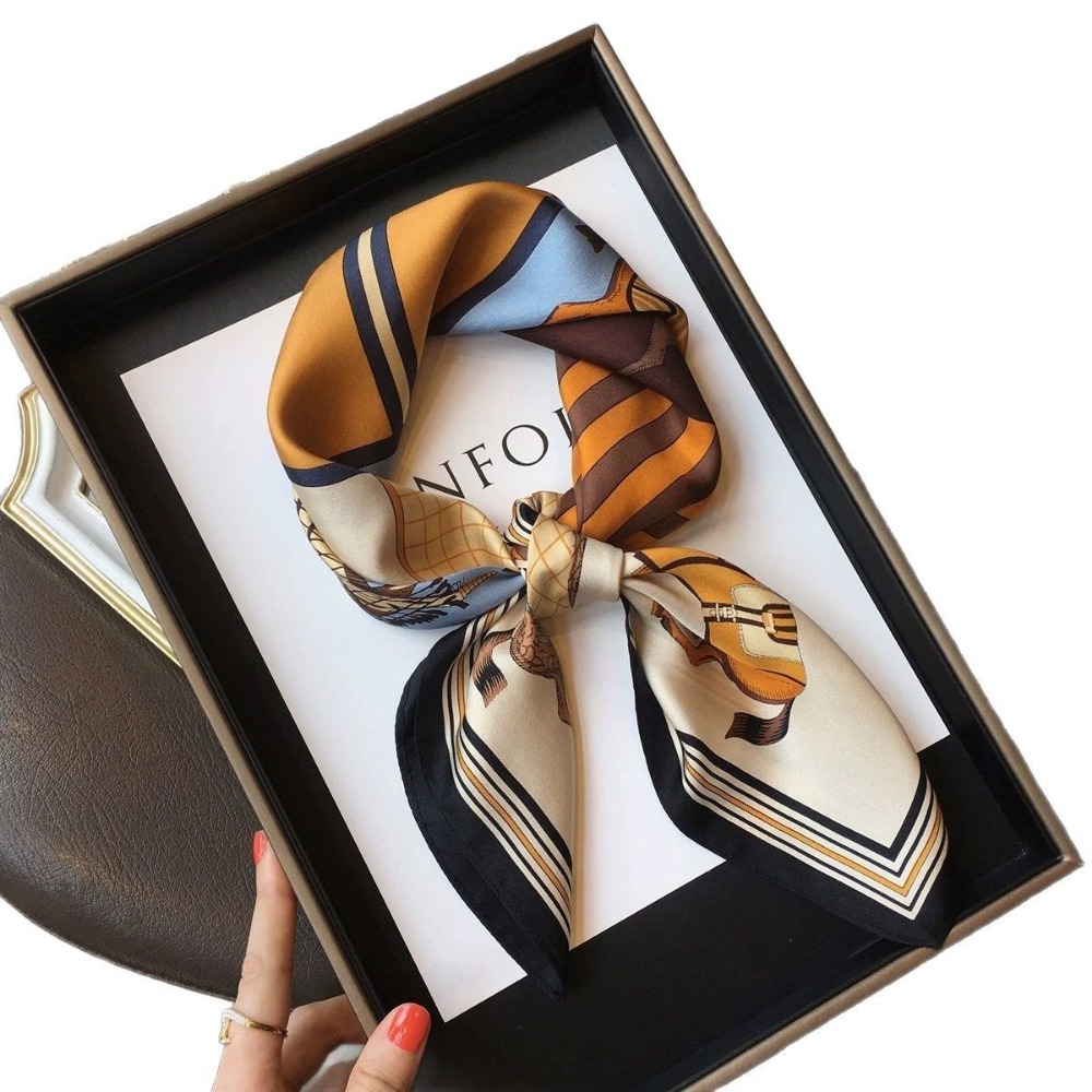 Fashion Satin Square Scarf for - Silk Neck Scarf incelemesi ve fiyatı