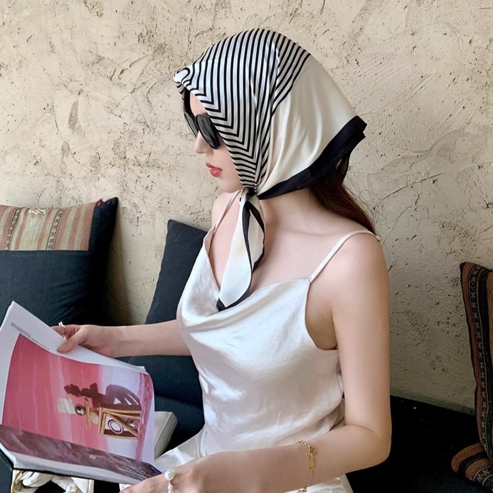Fashion Satin Square Scarf for - Silk Neck Scarf incelemesi ve fiyatı