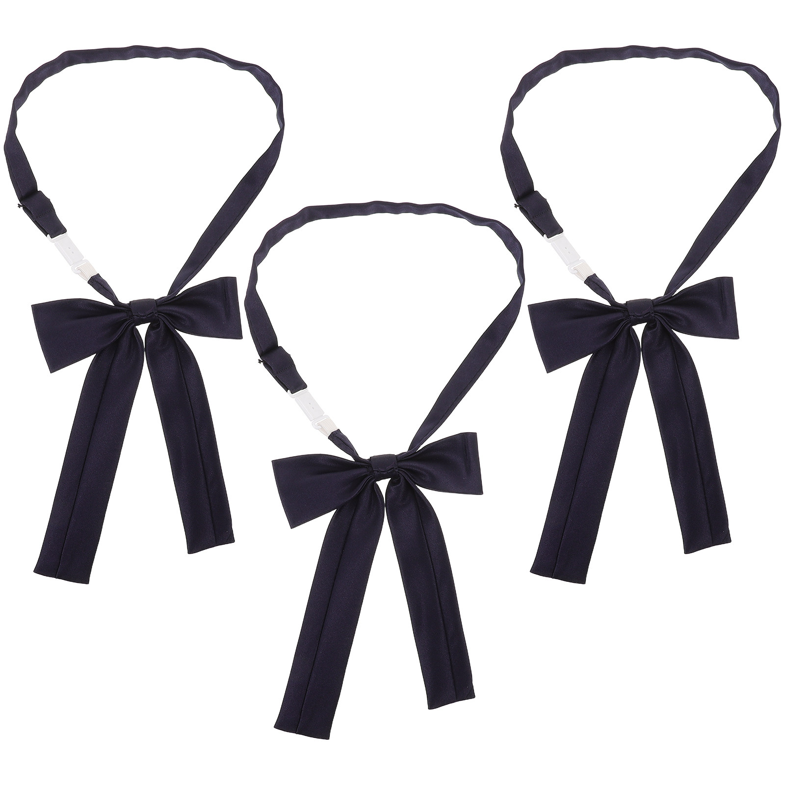 3Pcs Navy Bow Tie Set Women Pr - Bow Tie Pre Tied incelemesi ve fiyatı