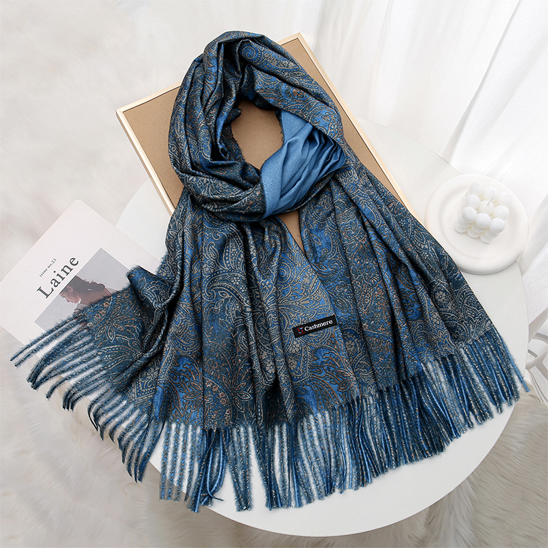 Luxury Paisley Pashmina Shawl  - Woven Scarf Blanket incelemesi ve fiyatı